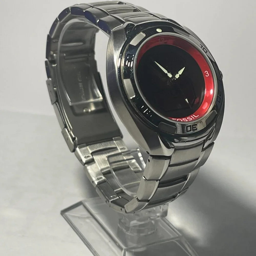 NC State Wolfpack NCAA Stainless-Steel Kaleido Watch by Fossil NEW
